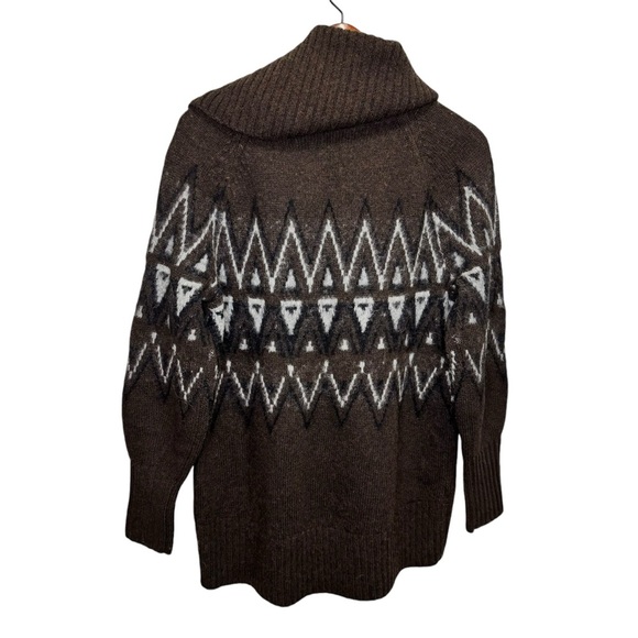 Banana Republic Brae Fair Isle Turtleneck Sweater Size Small Wool Cashmere - Picture 7 of 14